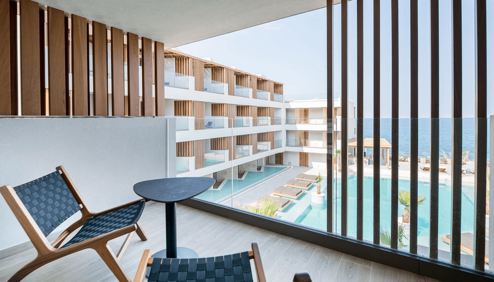 Dazzling Blue Sea View